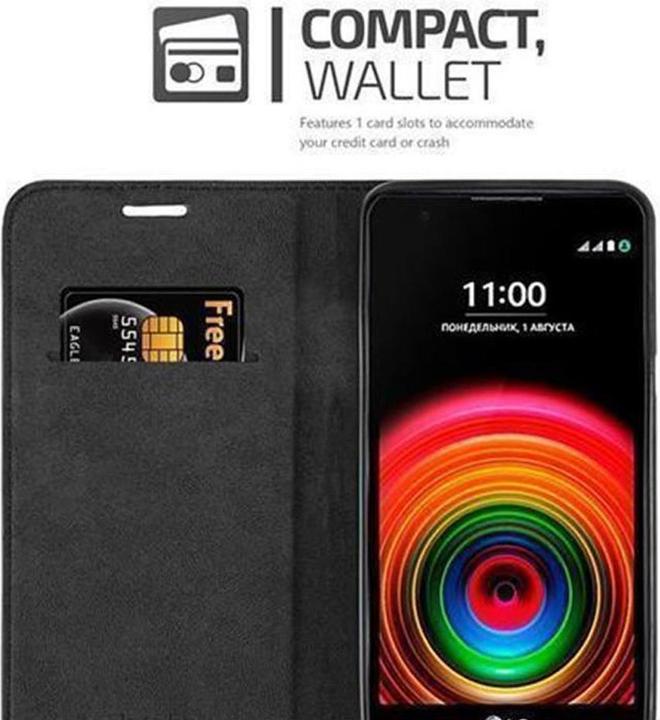 Productafbeelding Cadorabo Boek Onzichtbare Magneethoes (LG X Power)