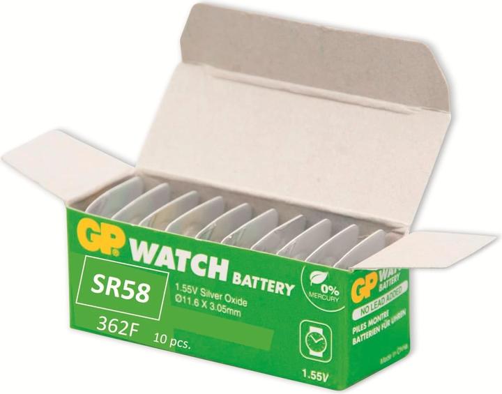 Produktbild GP Batteries Knopfzellen (1 Stk., SR58, 22 mAh)
