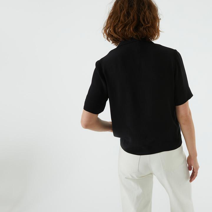 Produktbild La Redoute Collections Kurzärmelige Bluse mit Reverskragen (42)