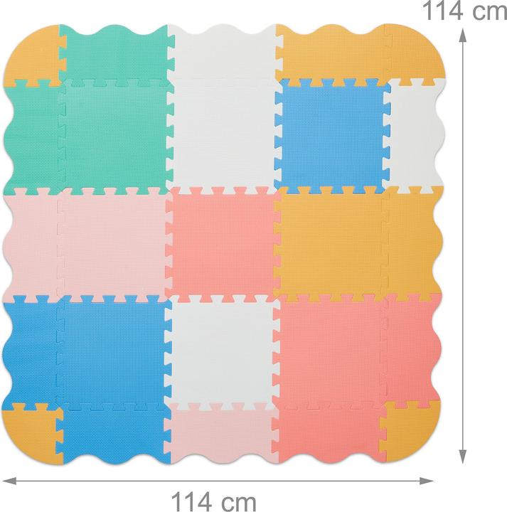 Actual product image Relaxdays 25x puzzle mat (30 x 30 x 1 cm)