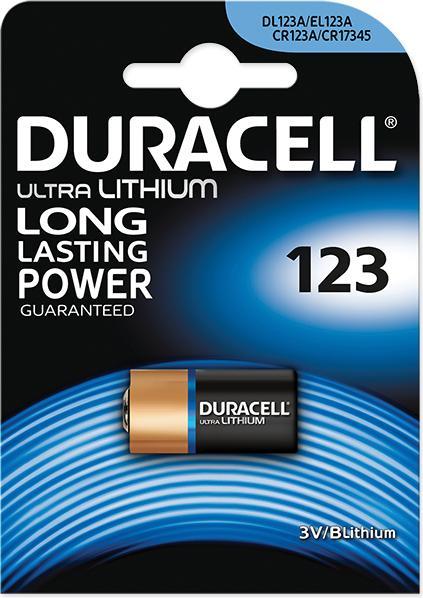 Actual product image Duracell Ultra Photo (1 pcs., CR123A, 1400 mAh)