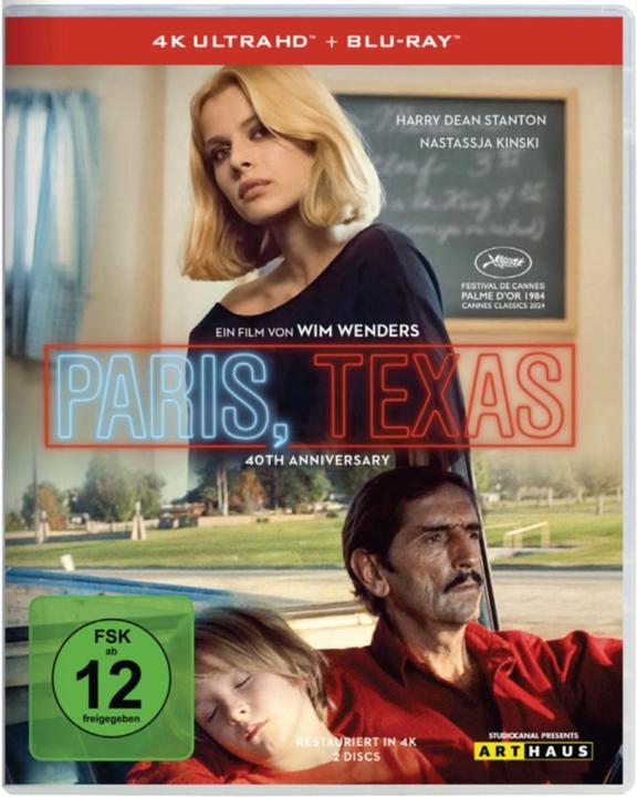 Image du produit Paris, Texas - Édition du 40e anniversaire (Blu-ray 4k, 20241212, Allemand)