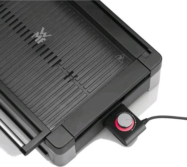 Produktbild WMF Lono Tischgrill gerippt mit Glasdeckel