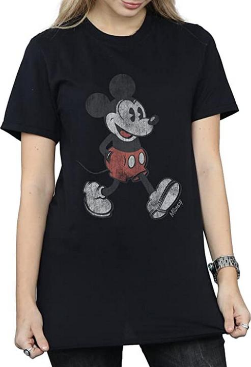 Immagine prodotto Disney Maglietta boyfriend in cotone Walking Mickey Mouse (XL)