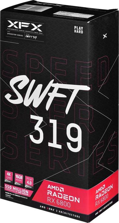 Actual product image XFX RX 6800 SWFT319 Core (16 GB)