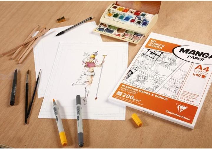 Immagine prodotto Clairefontaine Blocco da disegno Carta Manga Manga e Fumetti (A4)