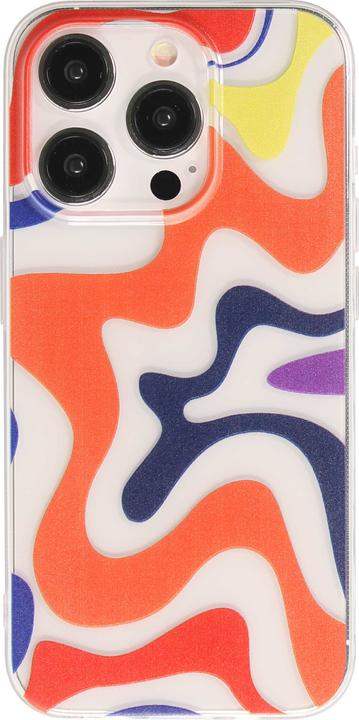 Actual product image PhoneLook Cover rubber silicone coloured waves Margarita (Apple iPhone 14 Pro Max)
