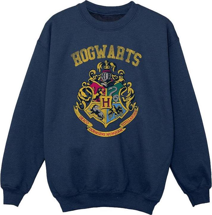 Actual product image Girls Filled Crest Varsity Sweatshirt (128)