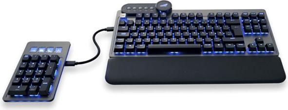 Productafbeelding Mountain Everest Max Gaming Keyboard - MX Speed Silver, ISO, DE Layout (NL, Bedraad)