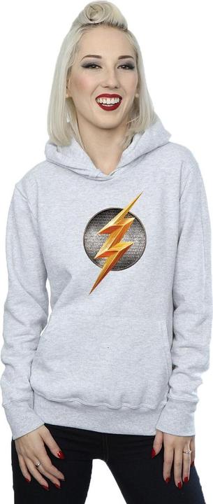 Actual product image Womens/Ladies Justice League Movie Flash Emblem Hoodie (L)