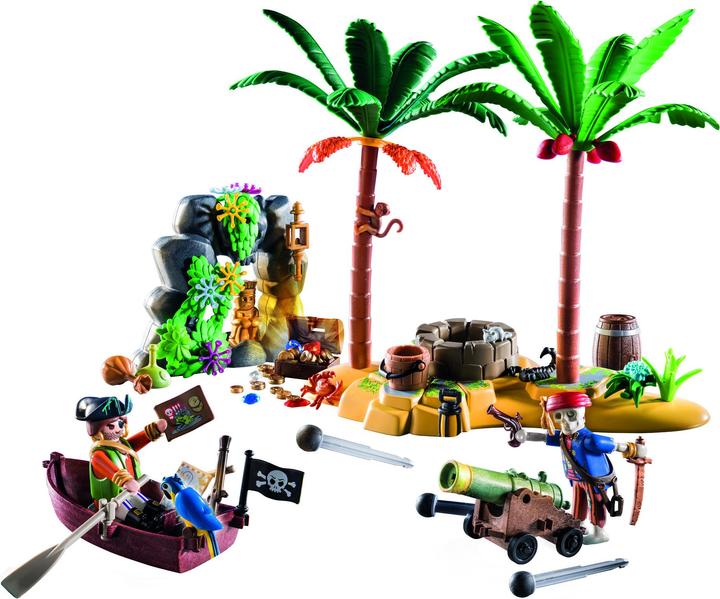 Immagine prodotto Playmobil 70962 Isola del tesoro dei pirati con scheletro (70962, Pirati Playmobil)