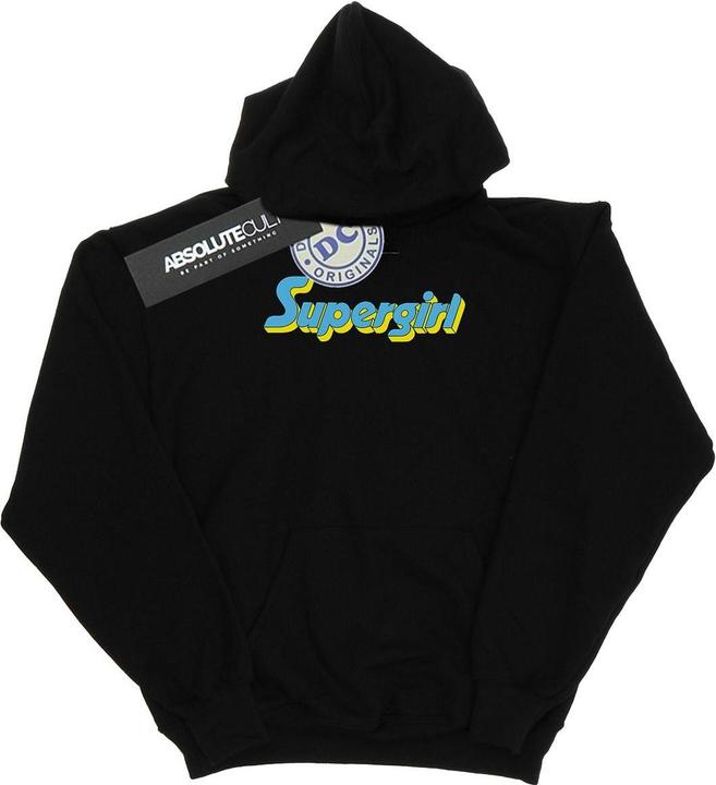 Immagine prodotto Supergirl Text Logo Felpa con Cappuccio Ragazze (152, 158)