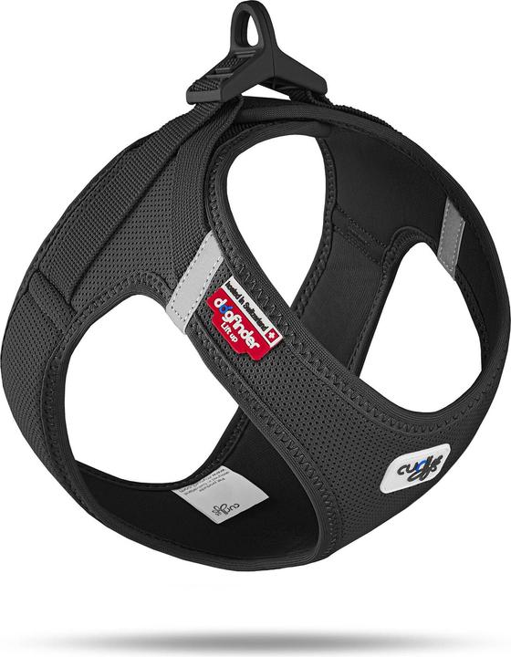 Actual product image Curli Harness Vest Air-Mesh XL, Black (XL, Dog, General)