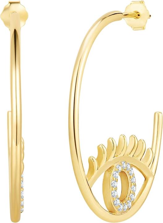 Produktbild Glanzstücke München Damen Ohrringe Allsehendes Auge Sterling Silber - 34686 (Sterling Silber)