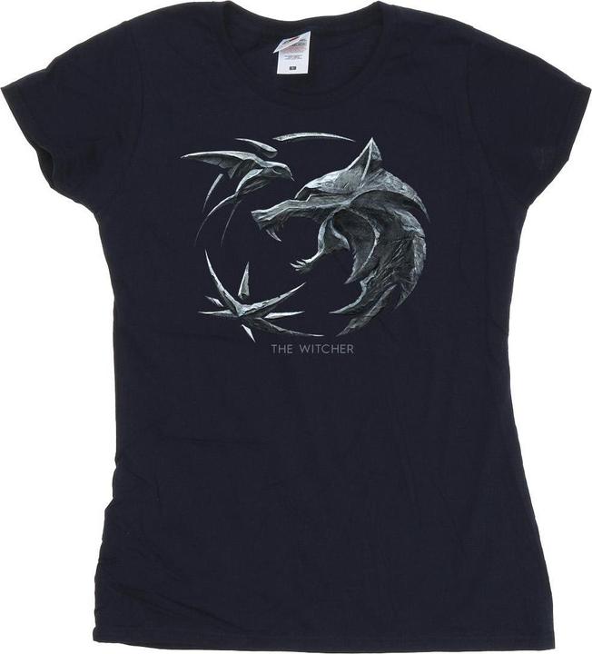 Produktbild Netflix The Witcher Wolf Logo TShirt (XXL)