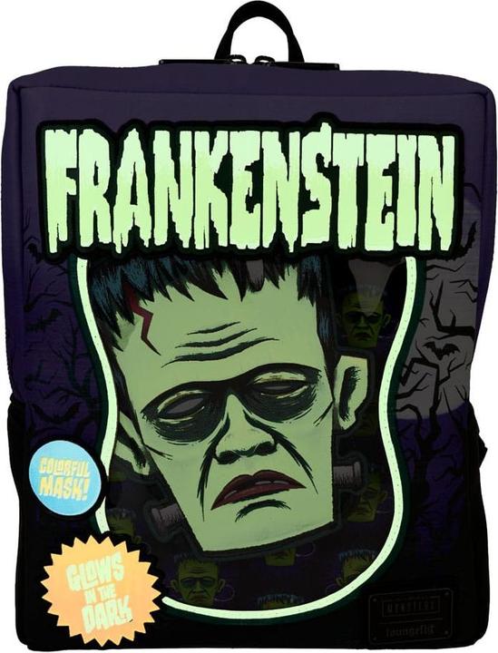Produktbild Loungefly Universal Monsters by Mini-Rucksack Frankenstein Neon Mask