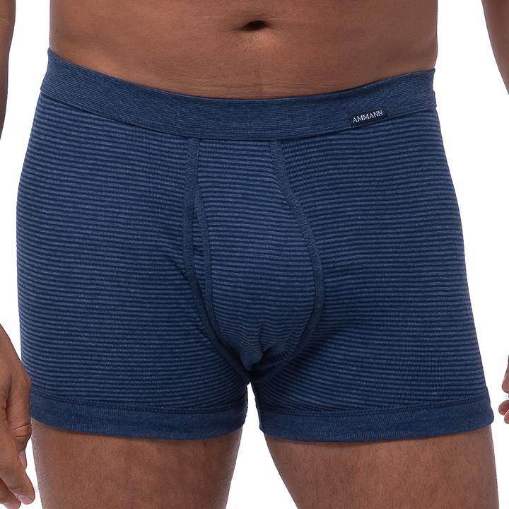 Produktbild Ammann 2er Pack Jeans Feinripp Retro-Short / Pant mit Eingriff (3XL, 2er Pack)
