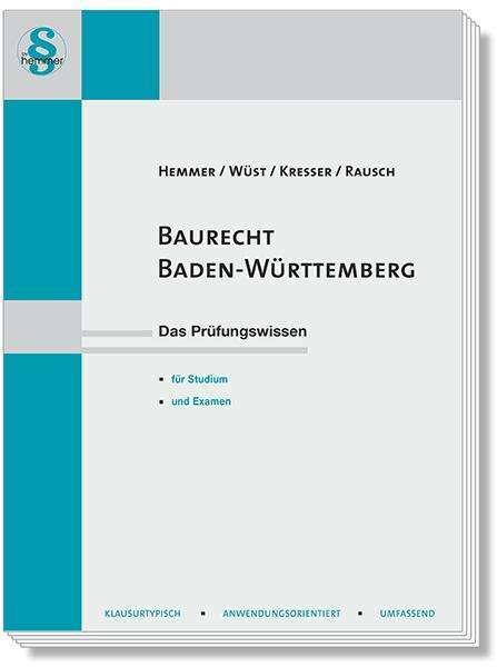 Immagine prodotto Baurecht Baden-Württemberg (Tedesco, Achim Wüst, Daniel Kresser, Karl-Edmund Hemmer, Rumore, 2024)