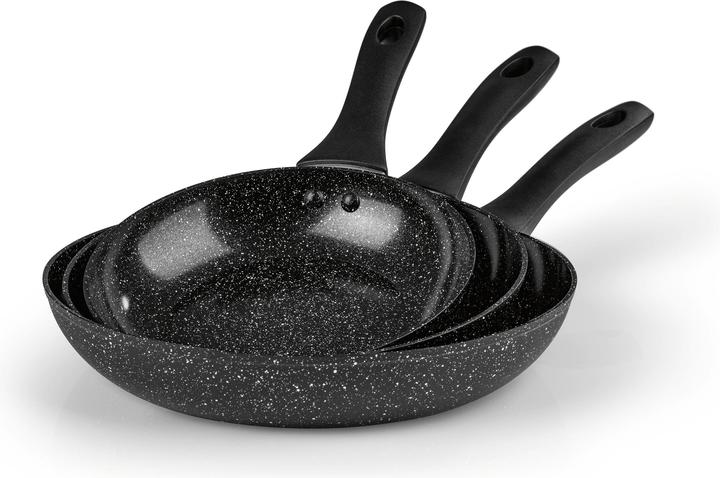 Bratmaxx Bratpfanne Aluminium Pfannen Set 3 Stück 20 cm/24 (28 cm, Bratpfanne, Aluminium)