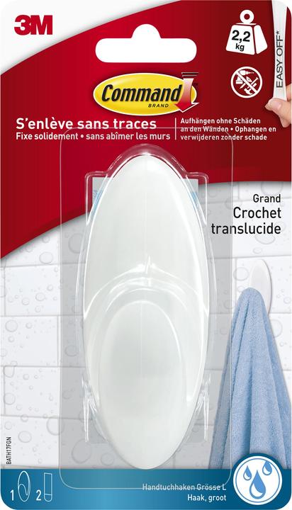 Image du produit Command Crochet de bain pour serviettes L