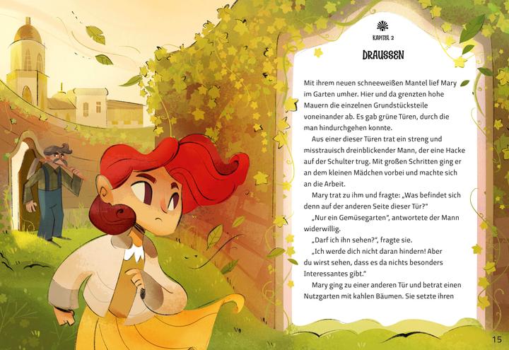 Immagine prodotto Der geheime Garten (Illustrierte Kinderbuchklassiker) (Tedesco, Sabine Werner, I bambini della Stella Bianca, Domenico Russo, 2024)