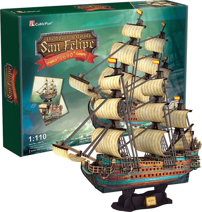 Produktbild Cubicfun 3D Puzzlespielsegelschiff der spanischen Armada (248 Teile)