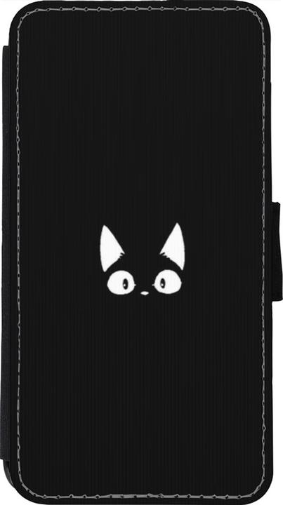 Image du produit PhoneLook Coque Wallet noir Funny cat on black (Apple iPhone 11 Pro)