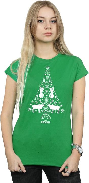 Immagine prodotto Disney Frozen Christmas Tree Maglietta Donna (S)