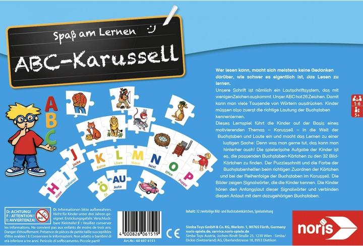 Produktbild Noris ABC-Karussell (Deutsch)