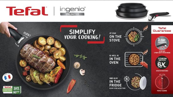Actual product image Tefal Ingenio Unlimited - Wokpan (26 cm, Wok, Aluminium)