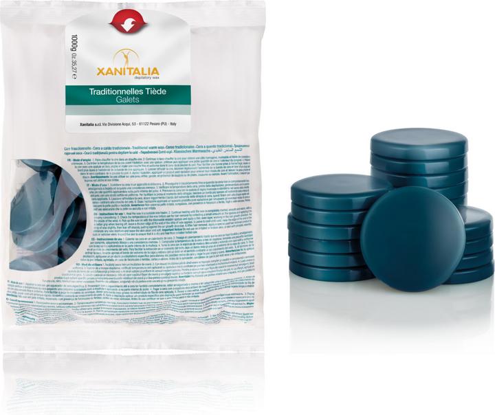 Actual product image XanitaliaPro Hard Wax Traditionnelles Tiède Azulène 1000 g (1 x, 1000 g)
