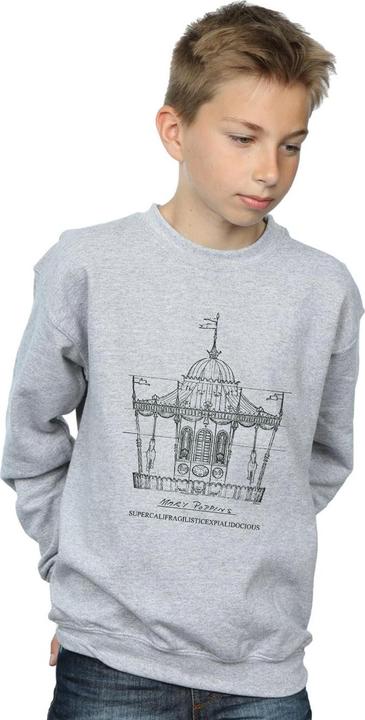 Immagine prodotto Disney Mary Poppins Carousel Sketch Felpa Ragazzi (140, 146)