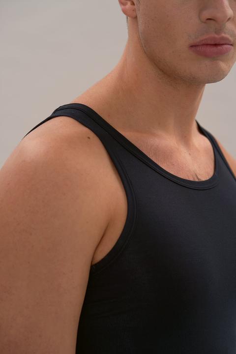 Actual product image Moi Basics gents tank top black (S)