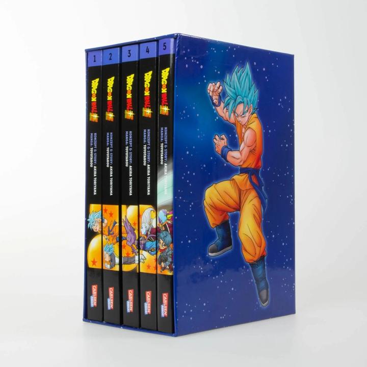 Image du produit Dragon Ball Super Bände 1-5 im Sammelschuber mit Extra (Allemand, Akira Toriyama (Histoire originale), 2019)