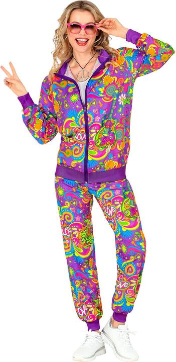 Immagine prodotto Widmann anni 60 - Hippie Flower Power Abbigliamento sportivo (XXL)