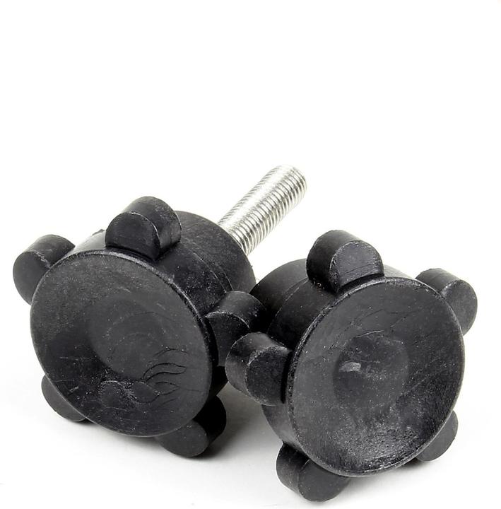 Actual product image XPOtool Lid Screws as Spare Parts 2 Pcs for Circulation Pump or Swimming Pool Pump in Black