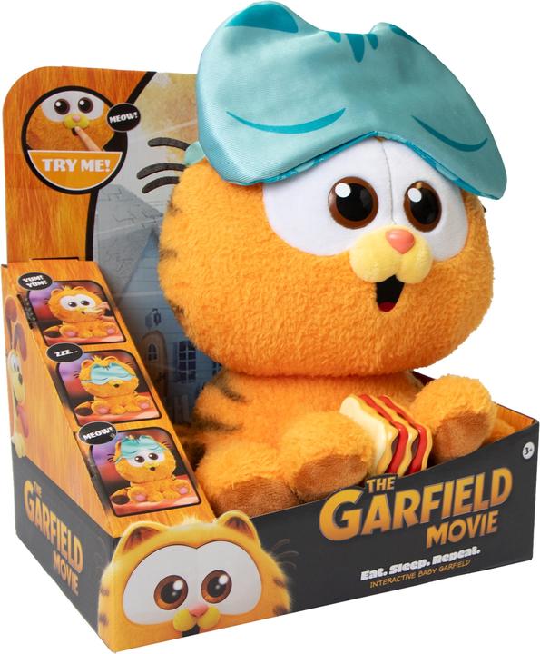 Produktbild Goliath Toys Garfield Plüschfigur mit Sound Baby Garfield 31 cm (30 cm)