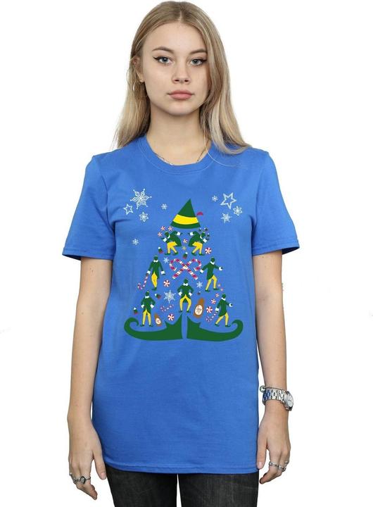 Immagine prodotto Elf Christmas Tree Maglietta Ampia Donna (3XL)