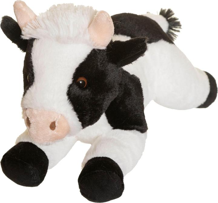Produktbild Teddykompaniet Plüsch Kuh liegend weiss/schwarz (30 cm)