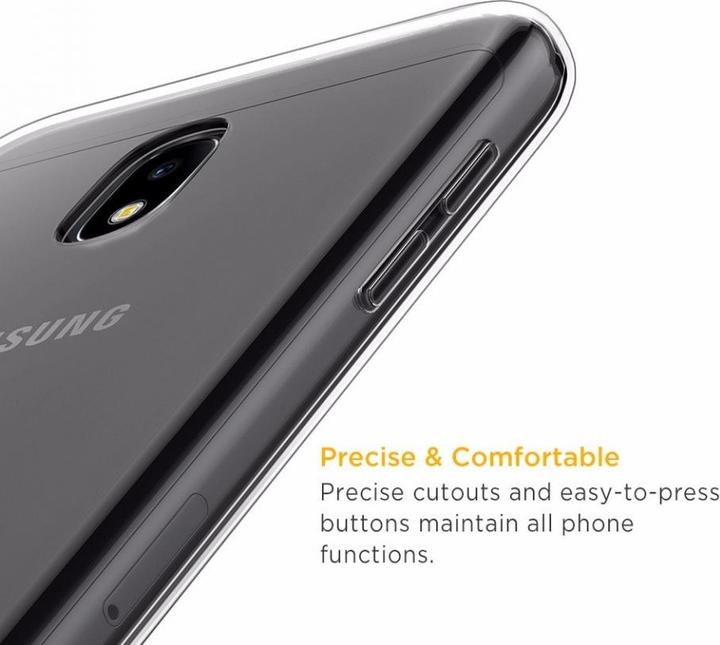 Actual product image Screenguard Samsung Galaxy J3 2017 Flexible TPU Clear Case (Samsung Galaxy J3 2017 (US version))