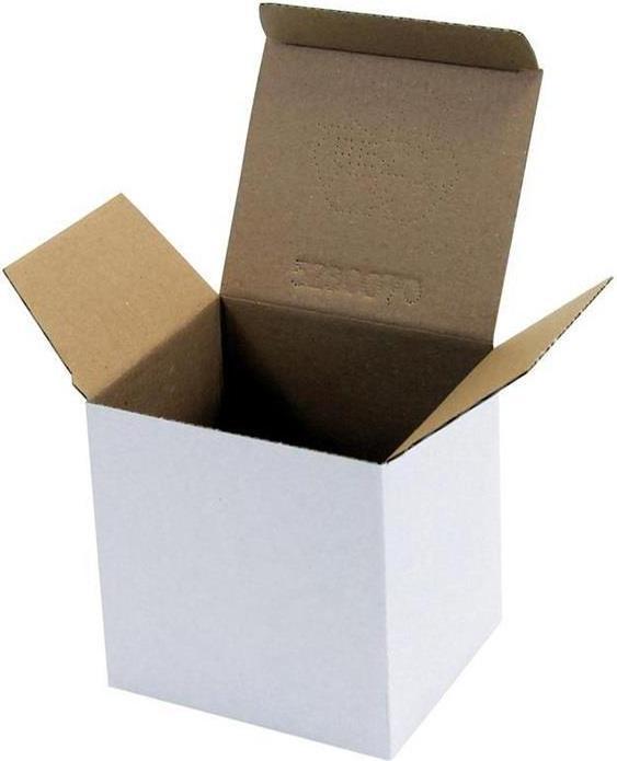 Produktbild Transpak Faltkarton 1-wellig Automatikboden Masse 110x95x110mm A7 Qualität 1.1E weiss weiss (40 x)