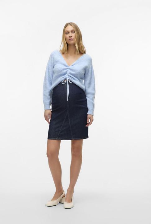 Produktbild Mamalicious Hohe Taille Kurzer Rock Jeansrock (L)