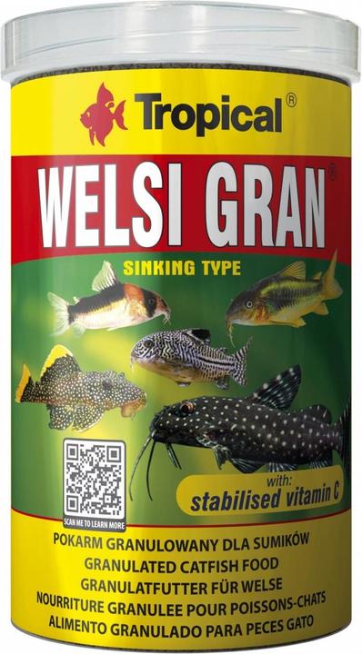 Tropical Welsi Gran - Futter für Aquarienfische - 100 ml/65 g (100 ml)