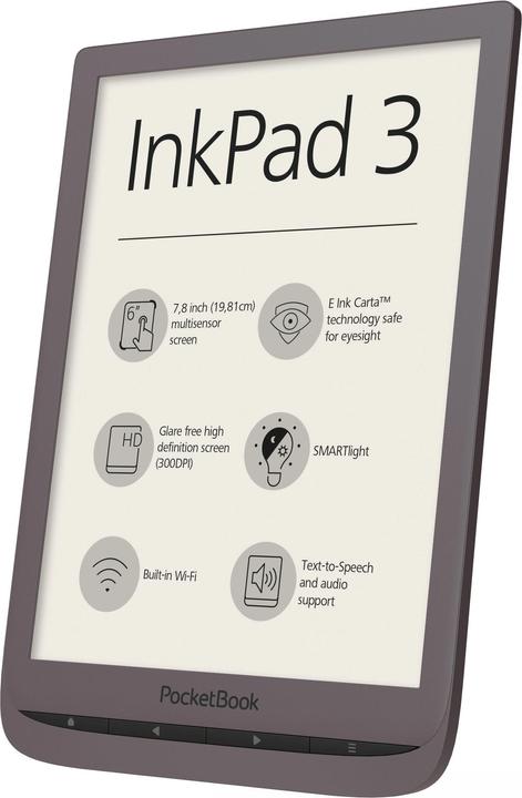 Actual product image PocketBook InkPad 3 (7.80", 8 GB, Dark brown)
