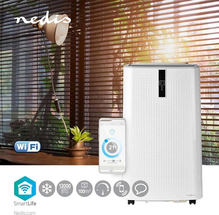 Actual product image Nedis SmartLife WIFIACMB1WT12 (75 m², 12000 BTU/h)