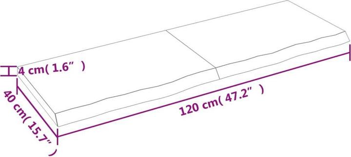 Immagine prodotto VidaXL Emerald (120 x 40 x 4 cm)
