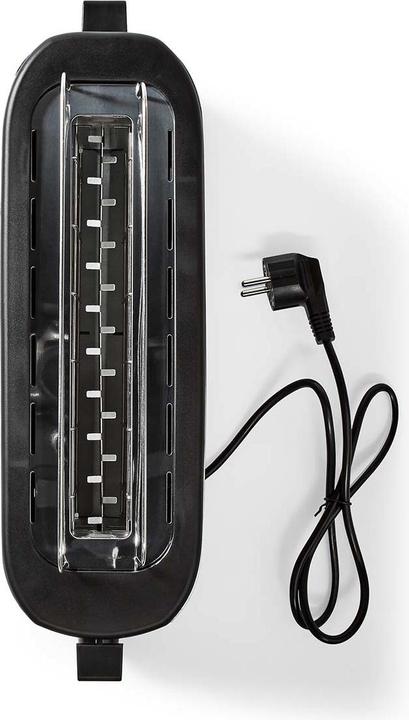 Produktbild Nedis Toaster Edelstahl Serie 1 Steckplätz Bräunungsstufen: 6 Auftaufunktion Brötchenaufsatz Alumini (EU-Stecker)
