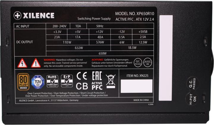 Produktbild Xilence XP650R10 (650 W)