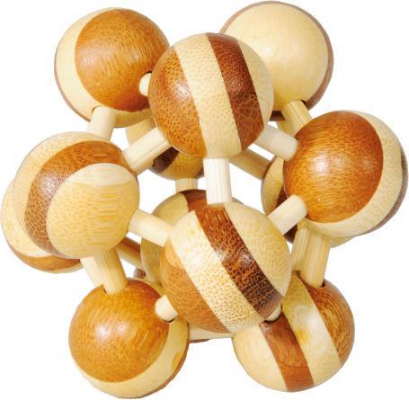 Immagine prodotto Fridolin Puzzle di bambù 3D alla prova IQ "Atom"