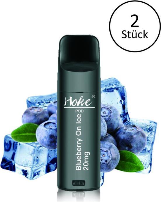 Immagine prodotto Hoke Cartucce Pod (2 pezzi) Bluberry On Ice (Mirtillo)